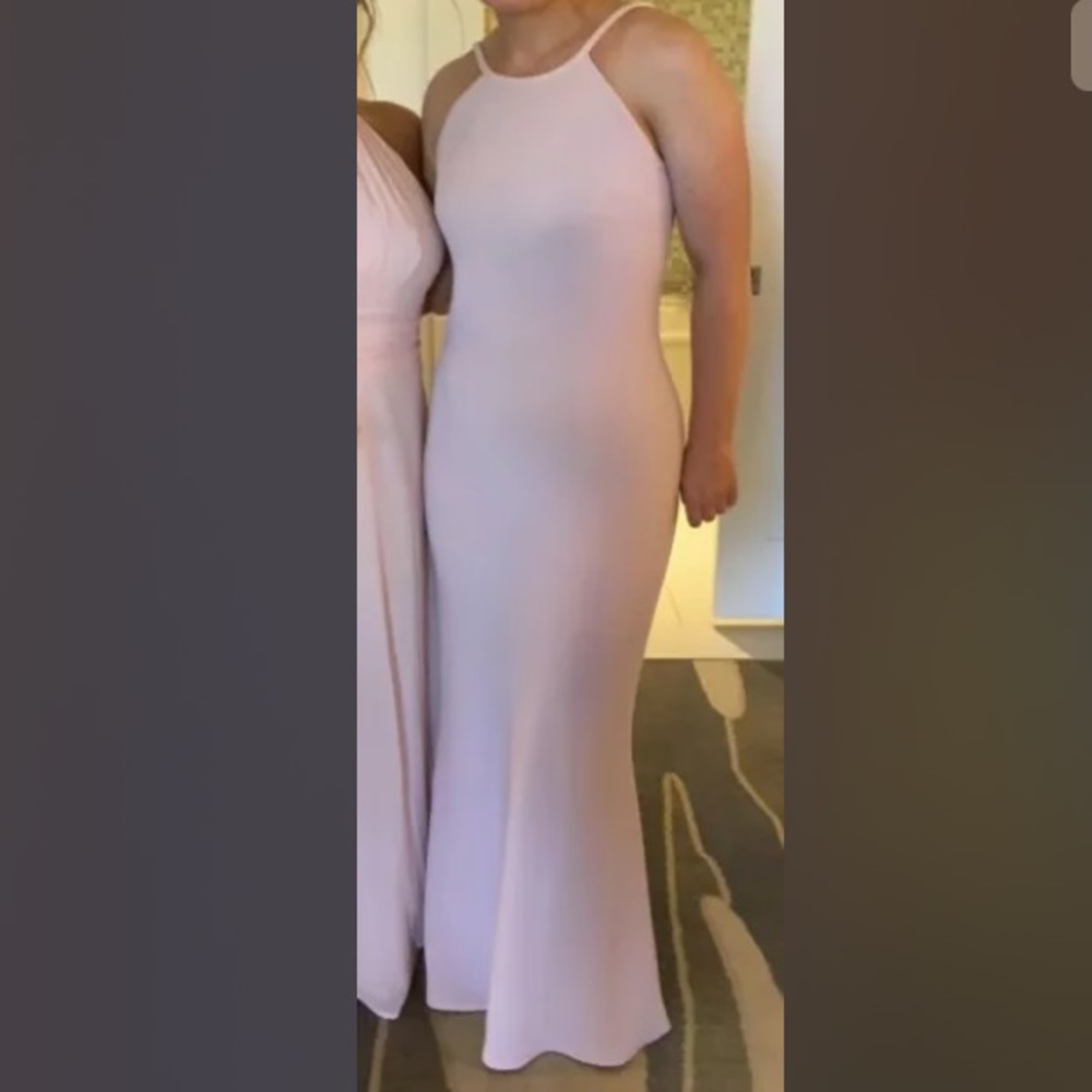 Calvin Klein Bridesmaid/Formal Dress in Blush Pink, Size 10